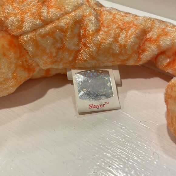 Slayer the bearded dragon Ty beanie baby 2000 mint condition with all tags - Picture 2 of 4